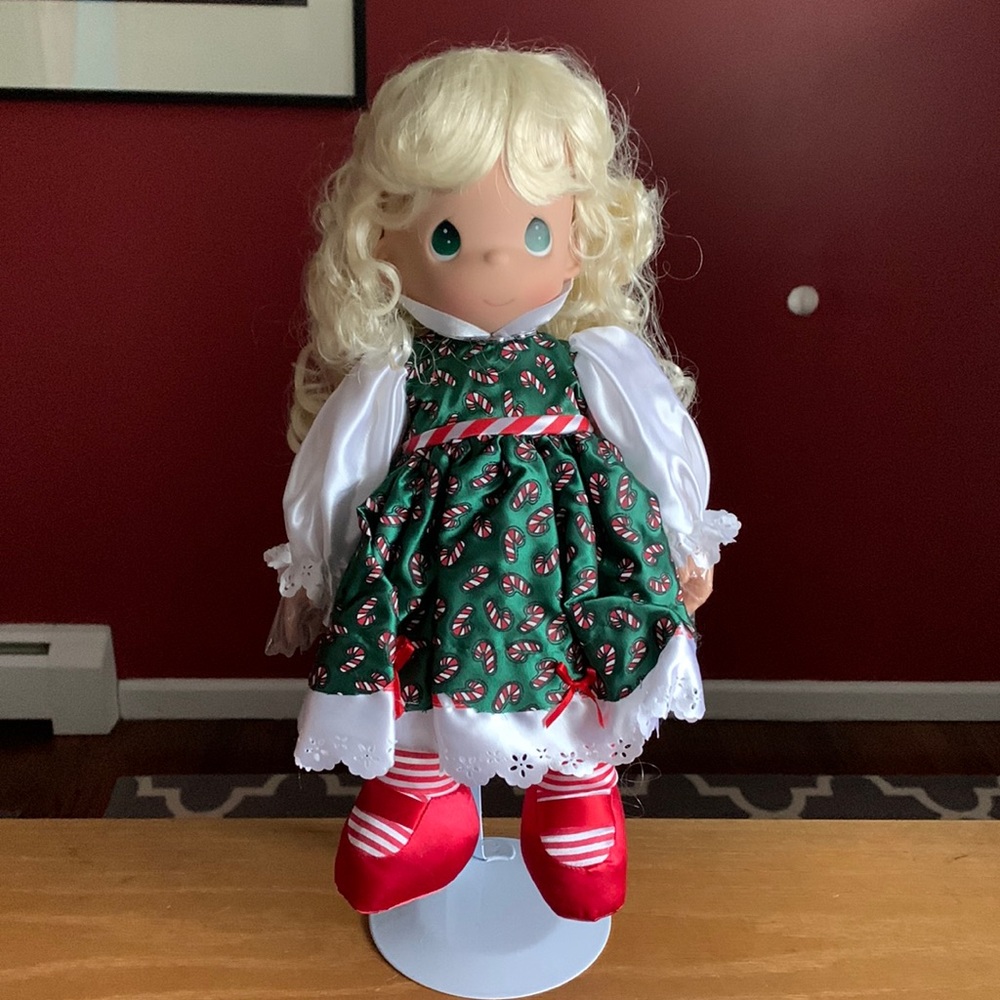 Precious Moments Stocking Doll Christmas is Sweeter With You